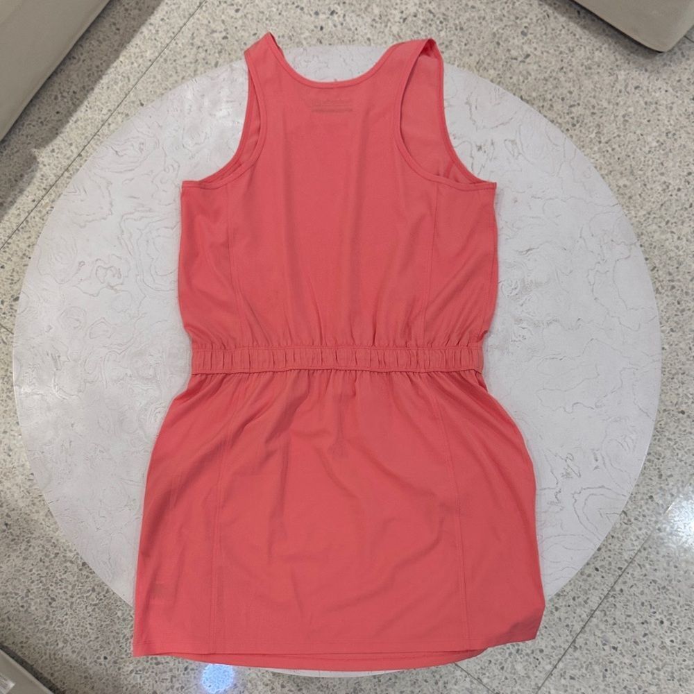Avalanche Coral Sleeveless Athleisure Drawstring Waist Dress Dry Fit M - Picture 13 of 16